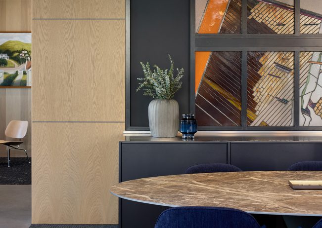 Private boardroom interior at Harbour Office