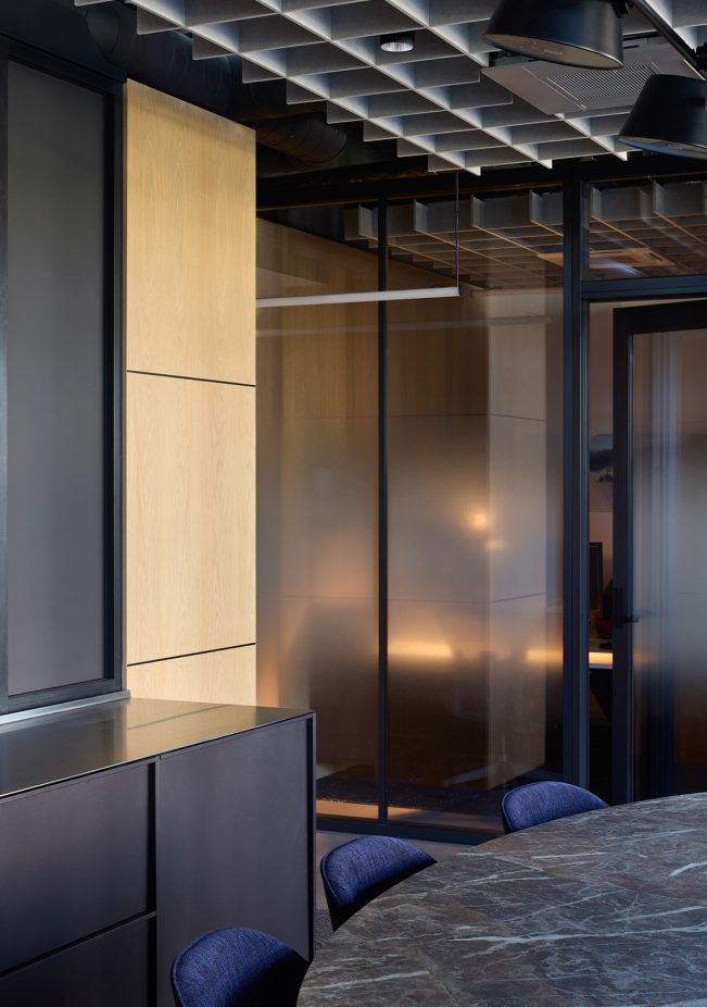 Individual office interior in Harbour Office